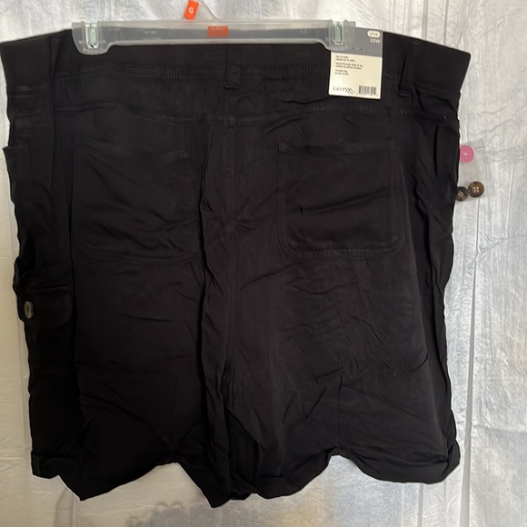 NWT George plus Rayon casual shorts black - Picture 4 of 9